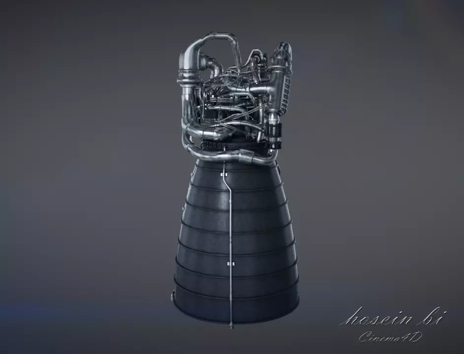 Engine Rocket 3D model