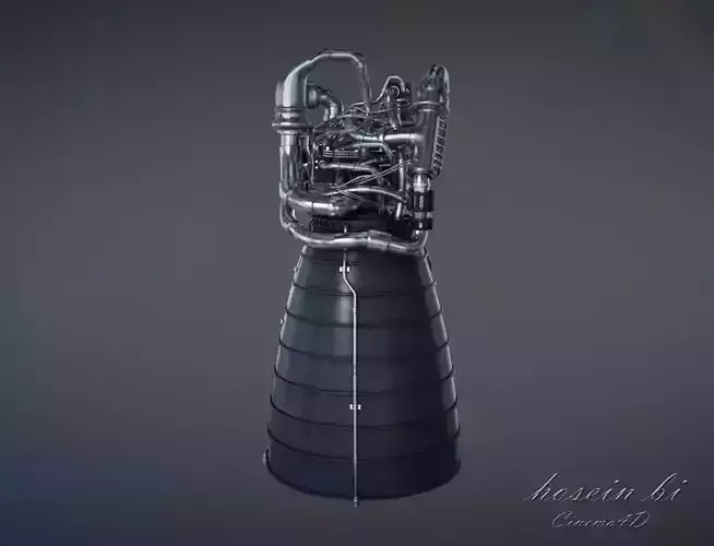 Engine  Rocket 3D model