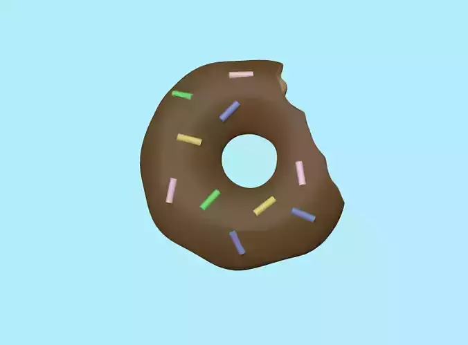 A cute donut to decorate and play
