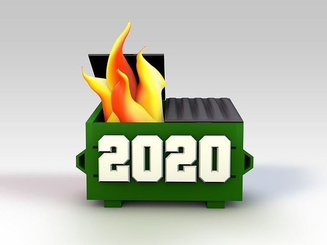 2020 Dumpster Fire 3D print model