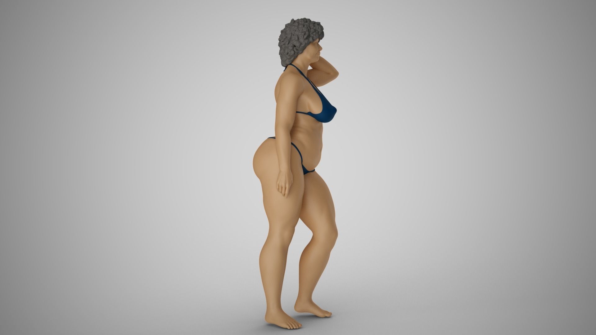 Old Lady 3D print model_9