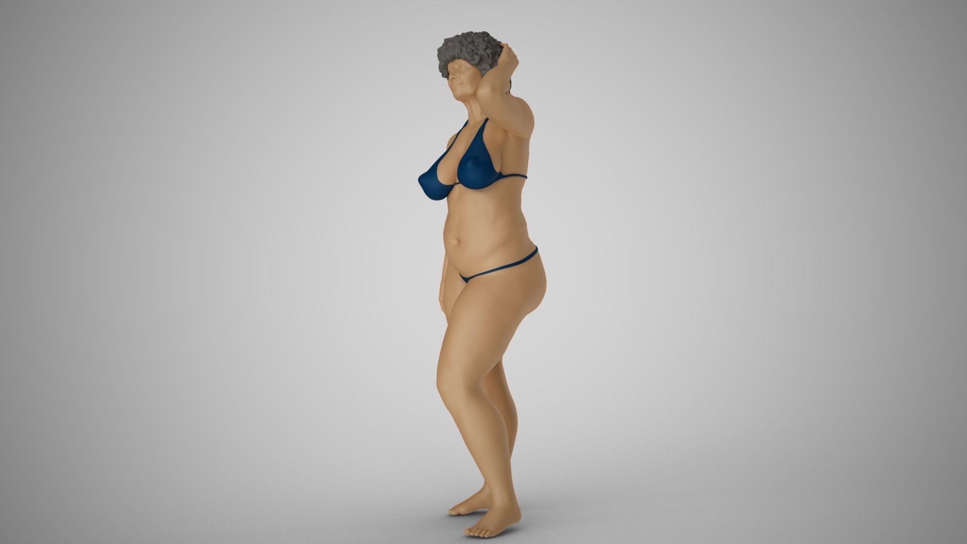 Old Lady 3D print model_5
