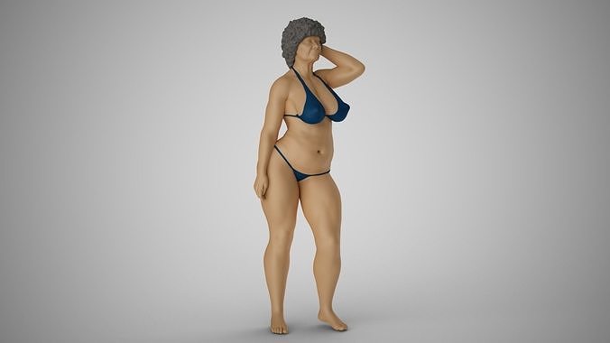Old Lady 3D print model