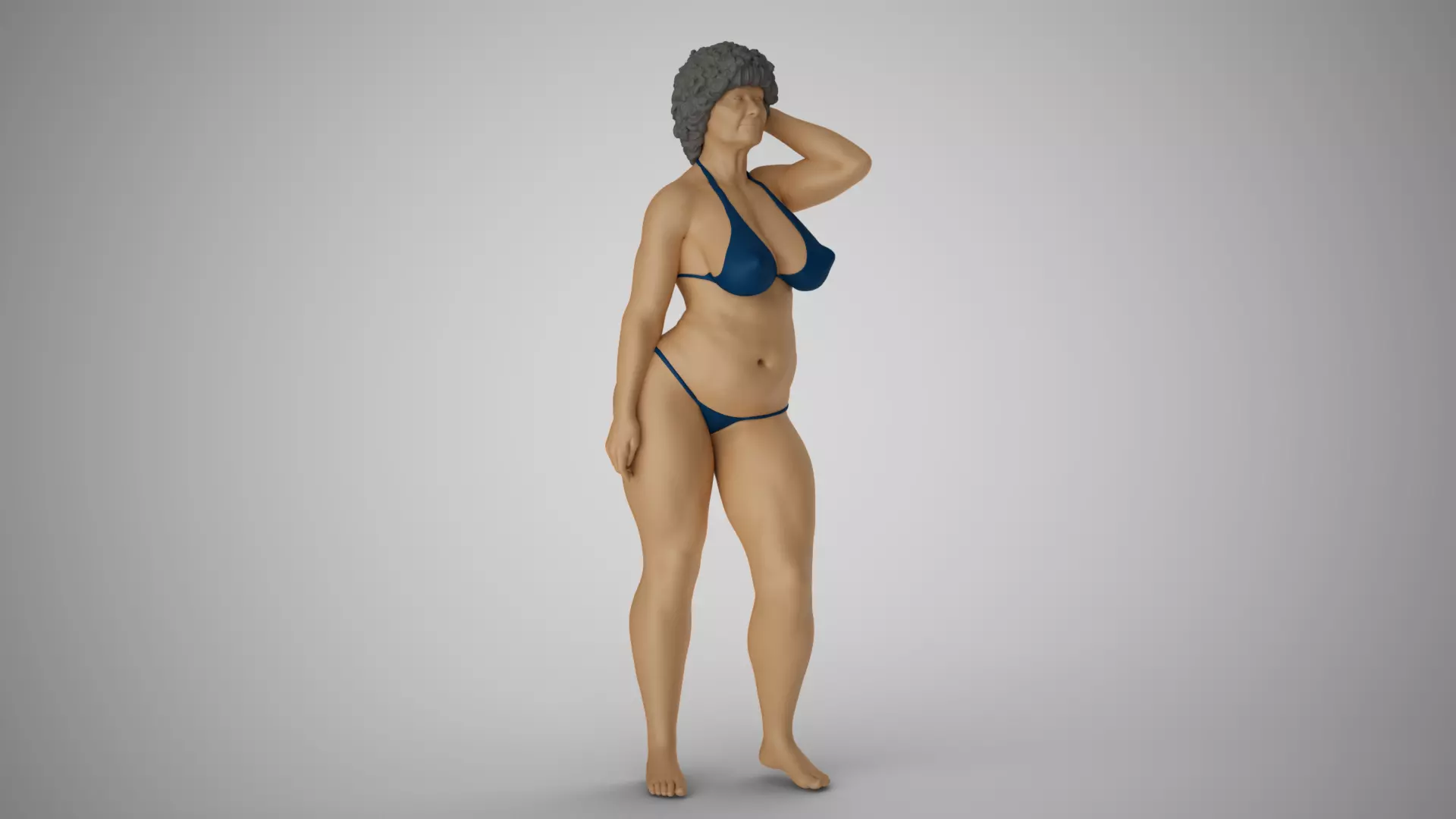 Old Lady 3D print model_0