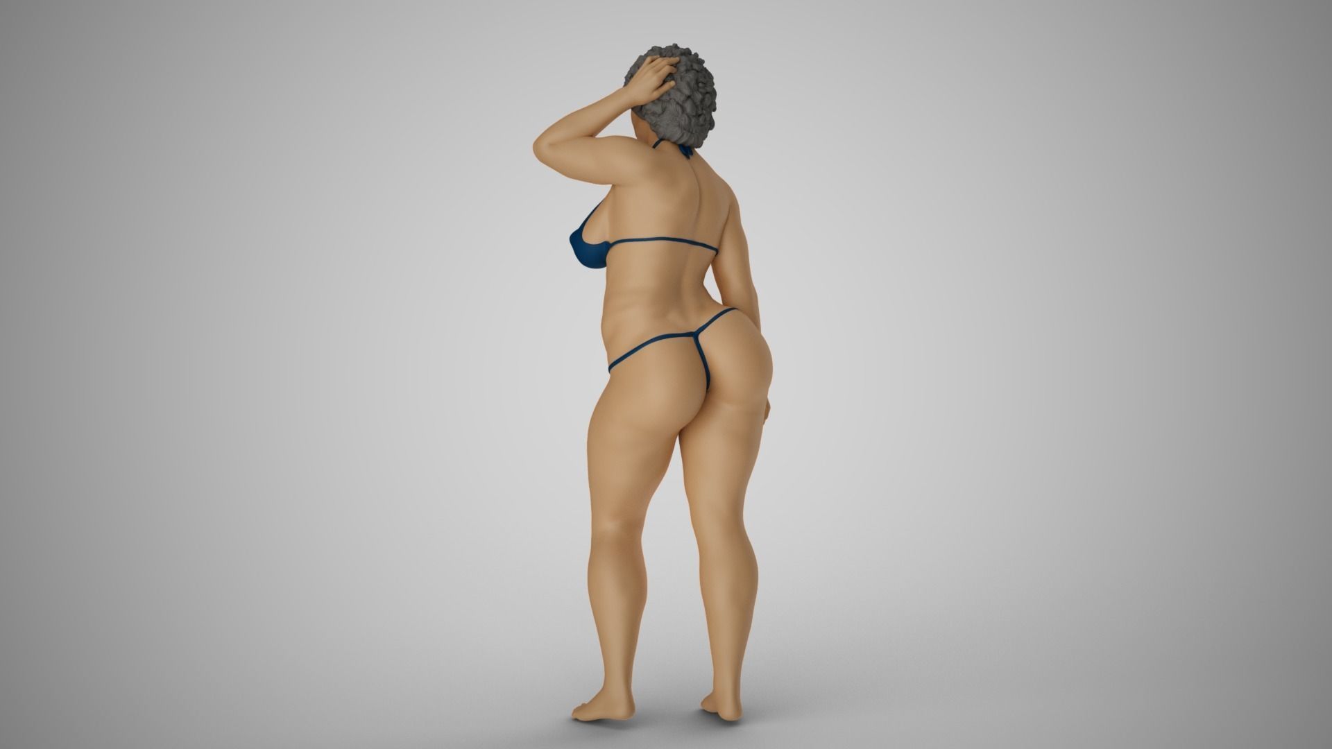 Old Lady 3D print model_6