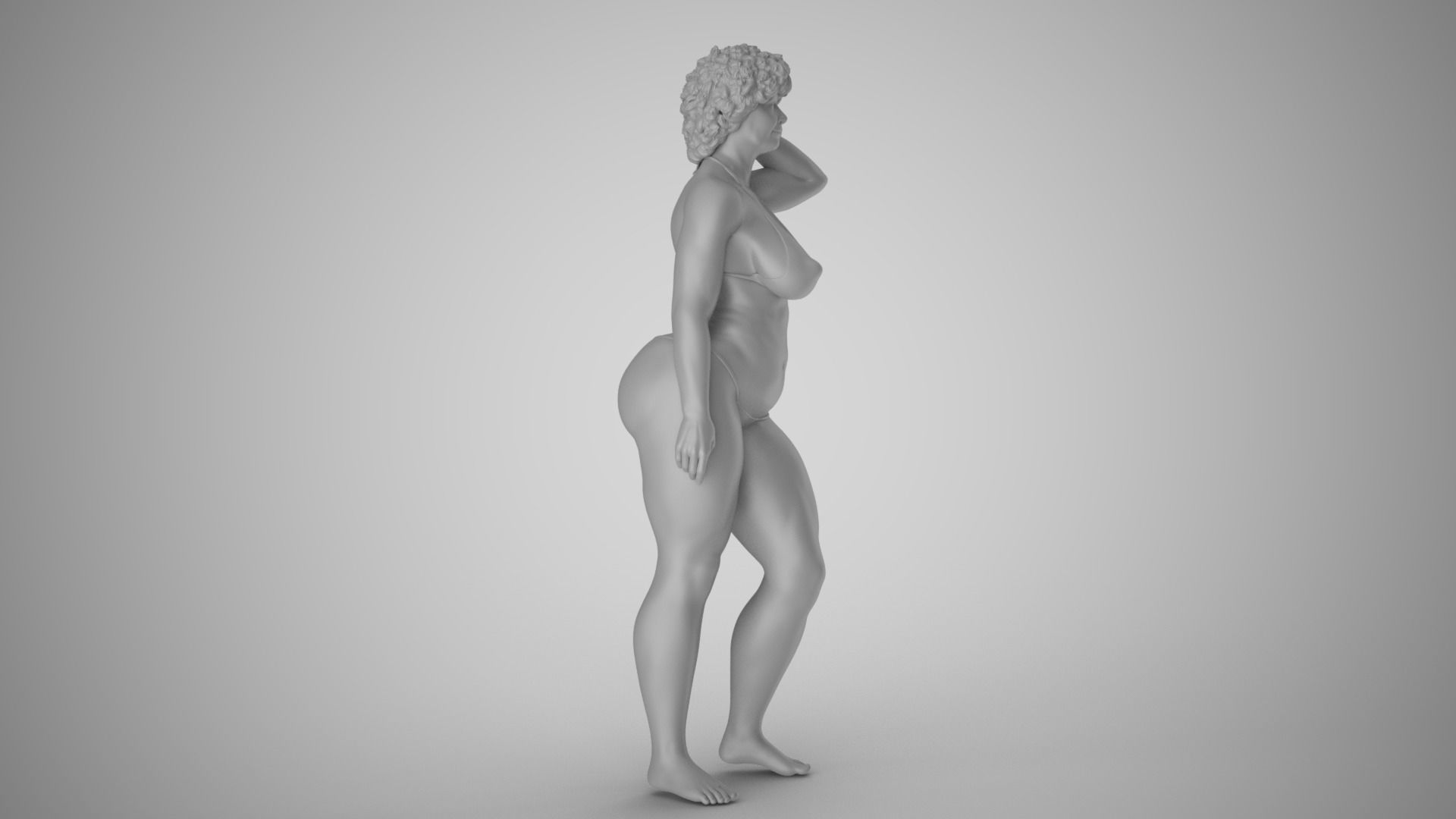 Old Lady 3D print model_1