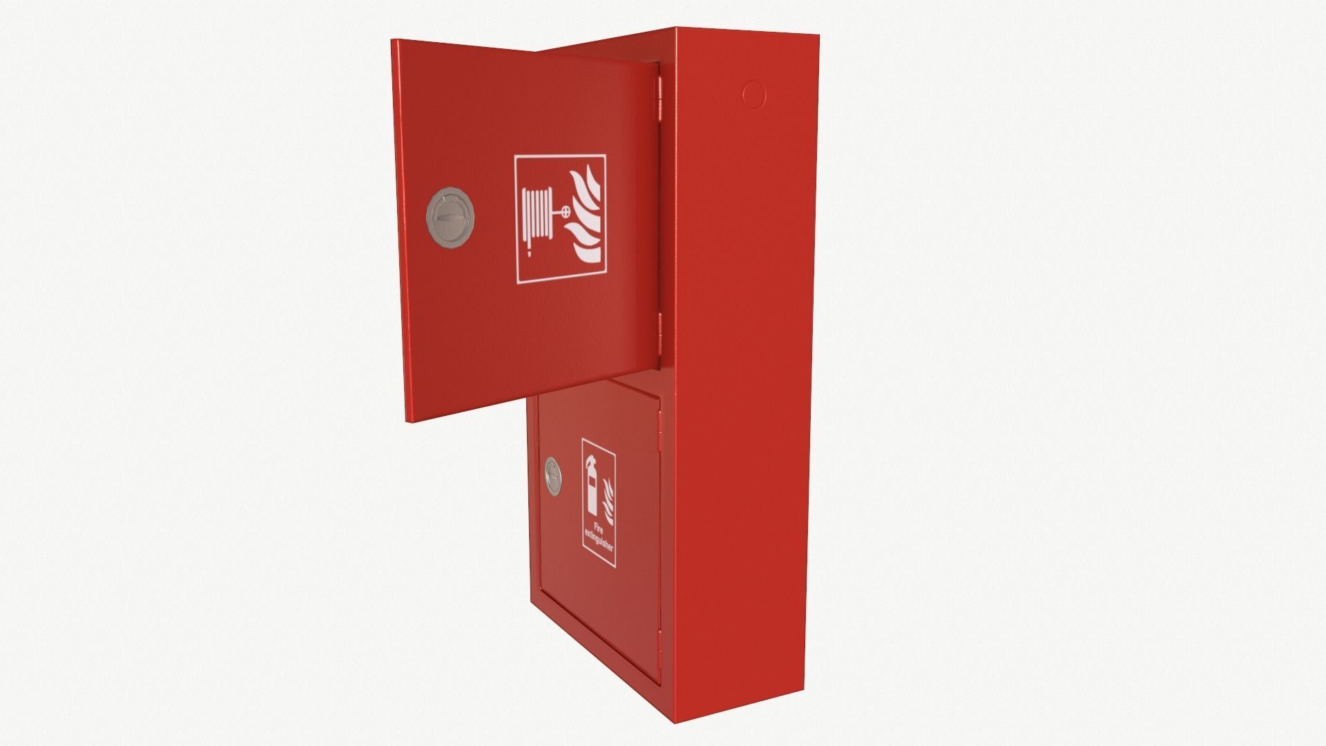 Hose reel case PBR Low-poly 3D model_11