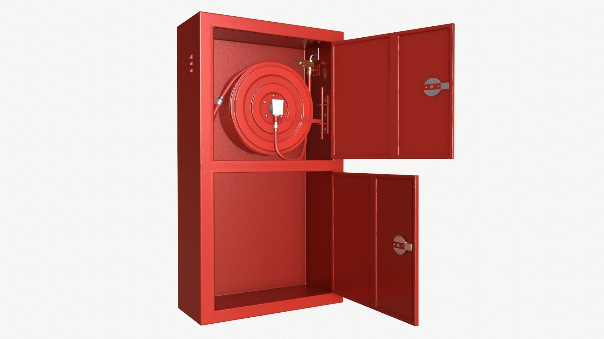 Hose reel case PBR Low-poly 3D model_2