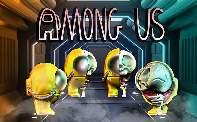 AMONG US CUT EDITION 3D MODEL 3D print model