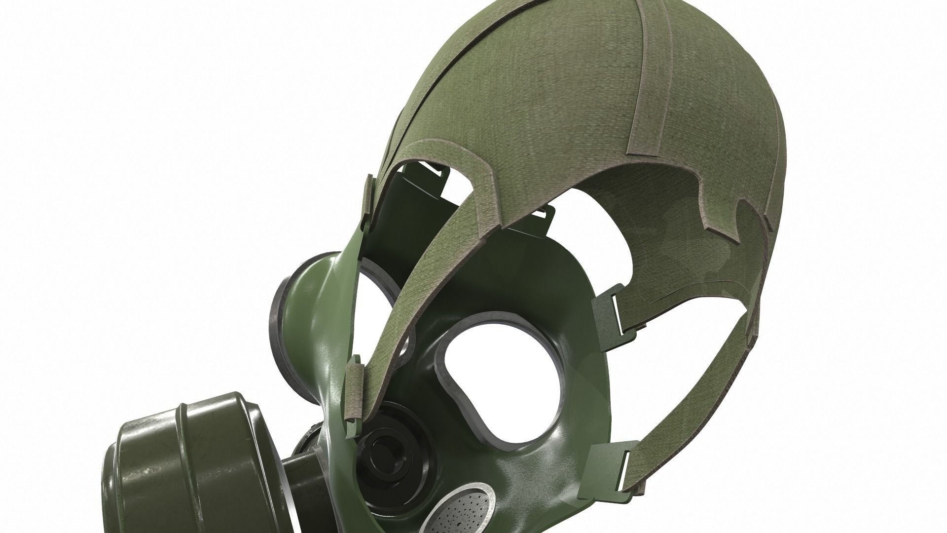 Gas Mask 01 3D model_4