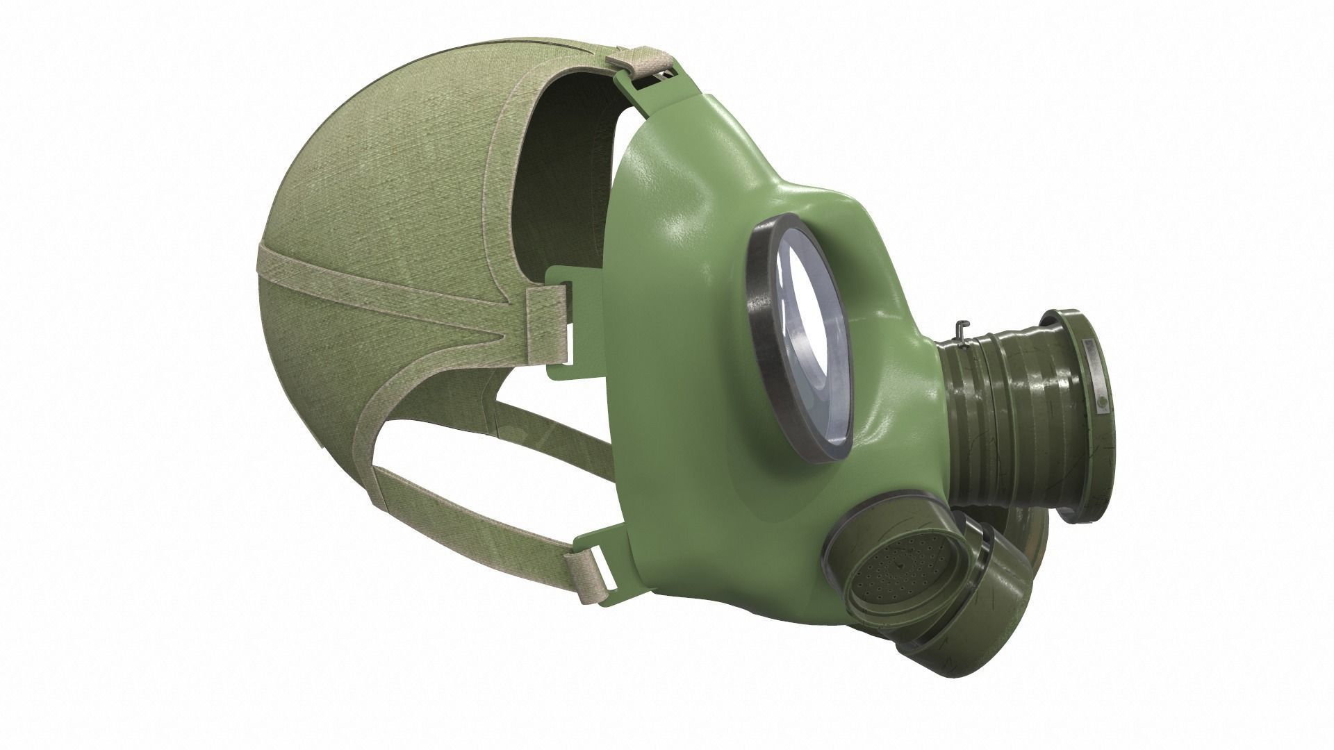 Gas Mask 01 3D model_1