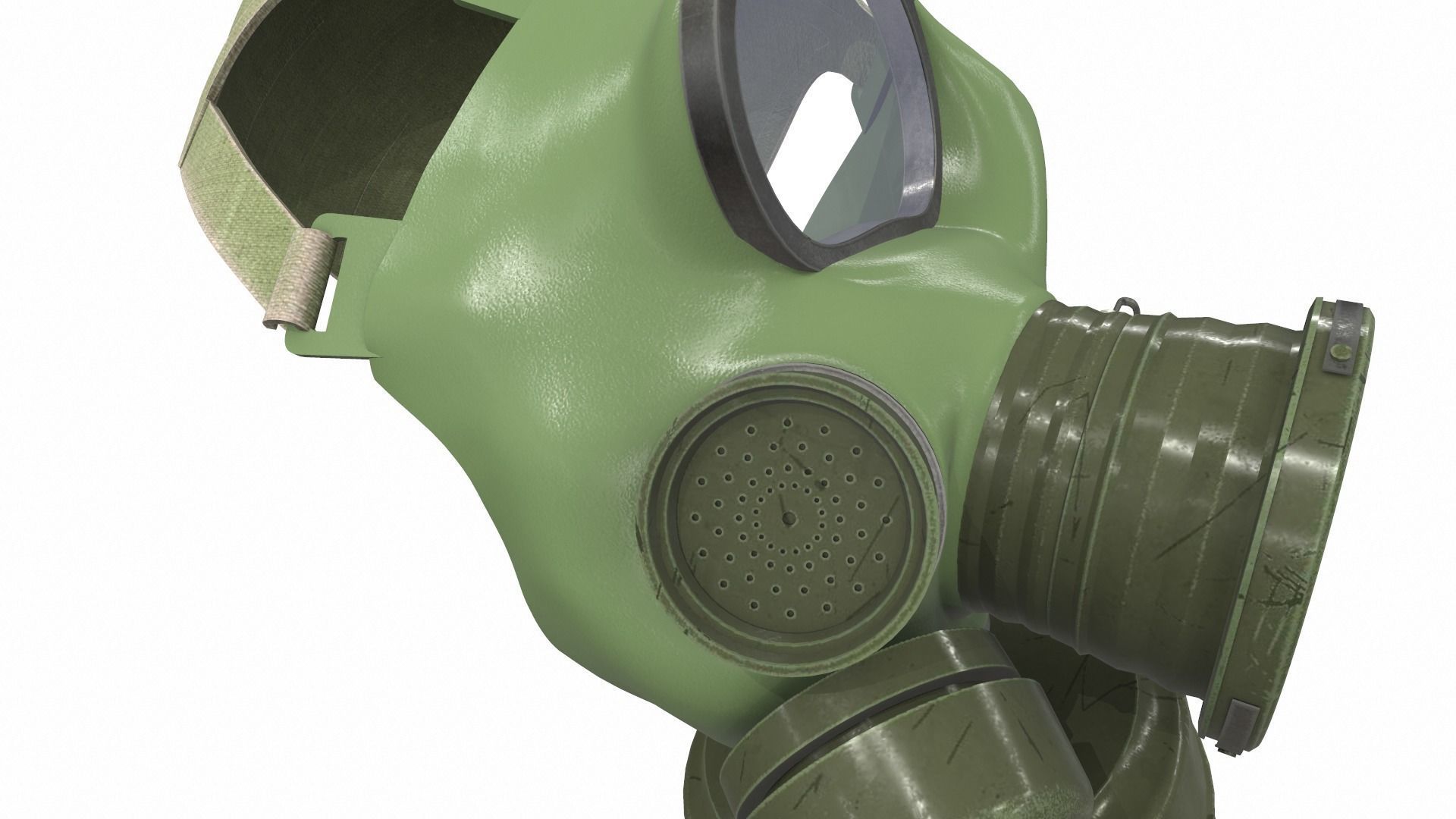 Gas Mask 01 3D model_8