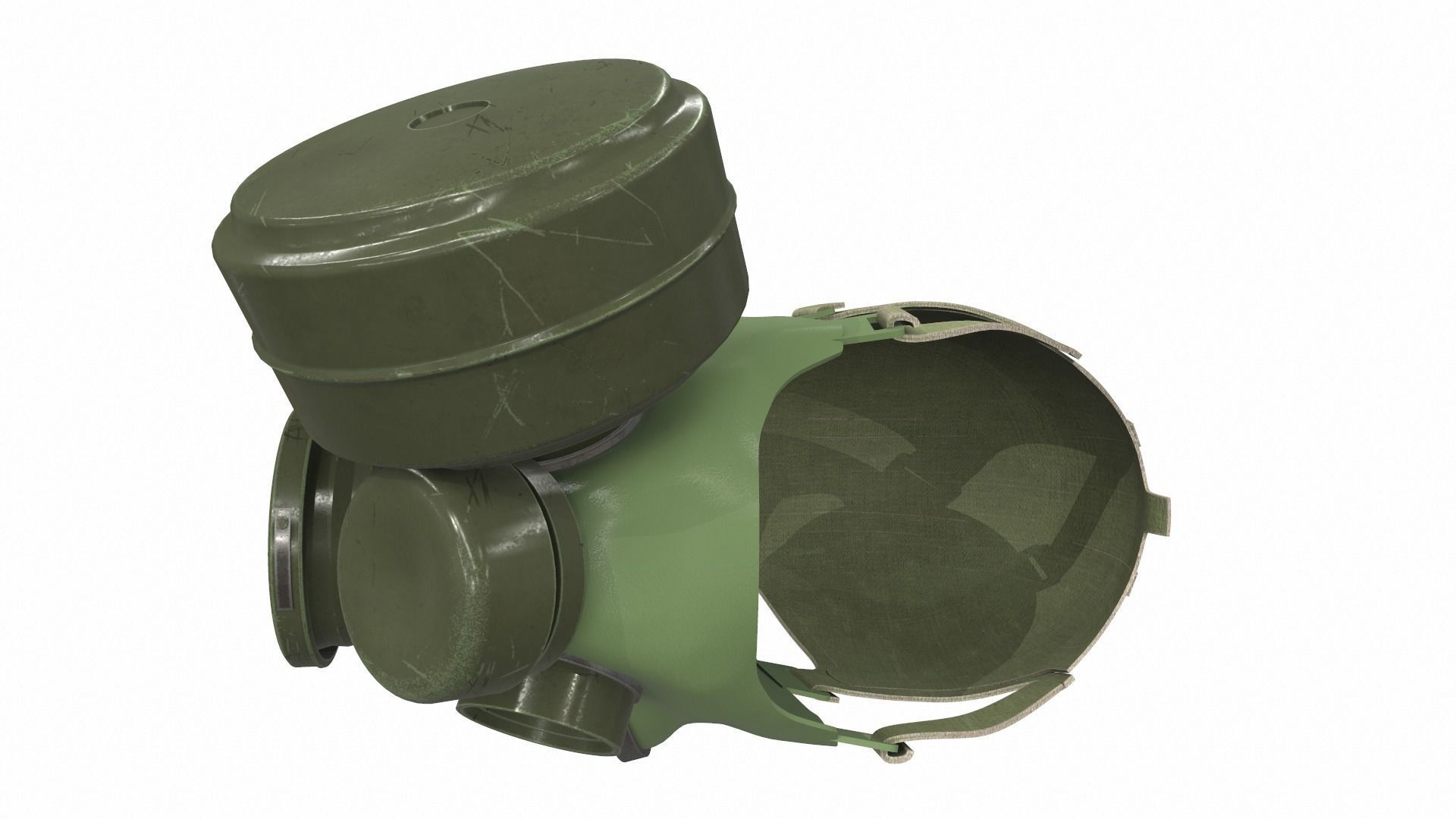 Gas Mask 01 3D model_5
