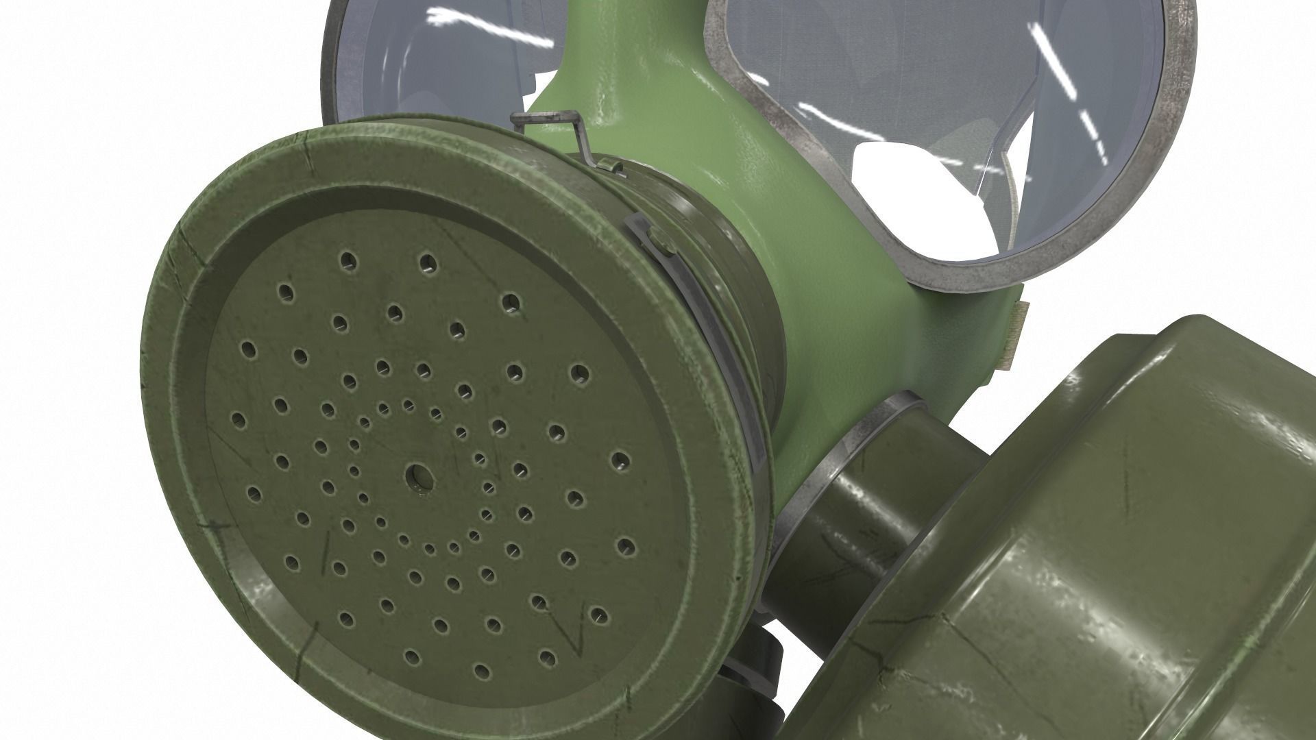 Gas Mask 01 3D model_7