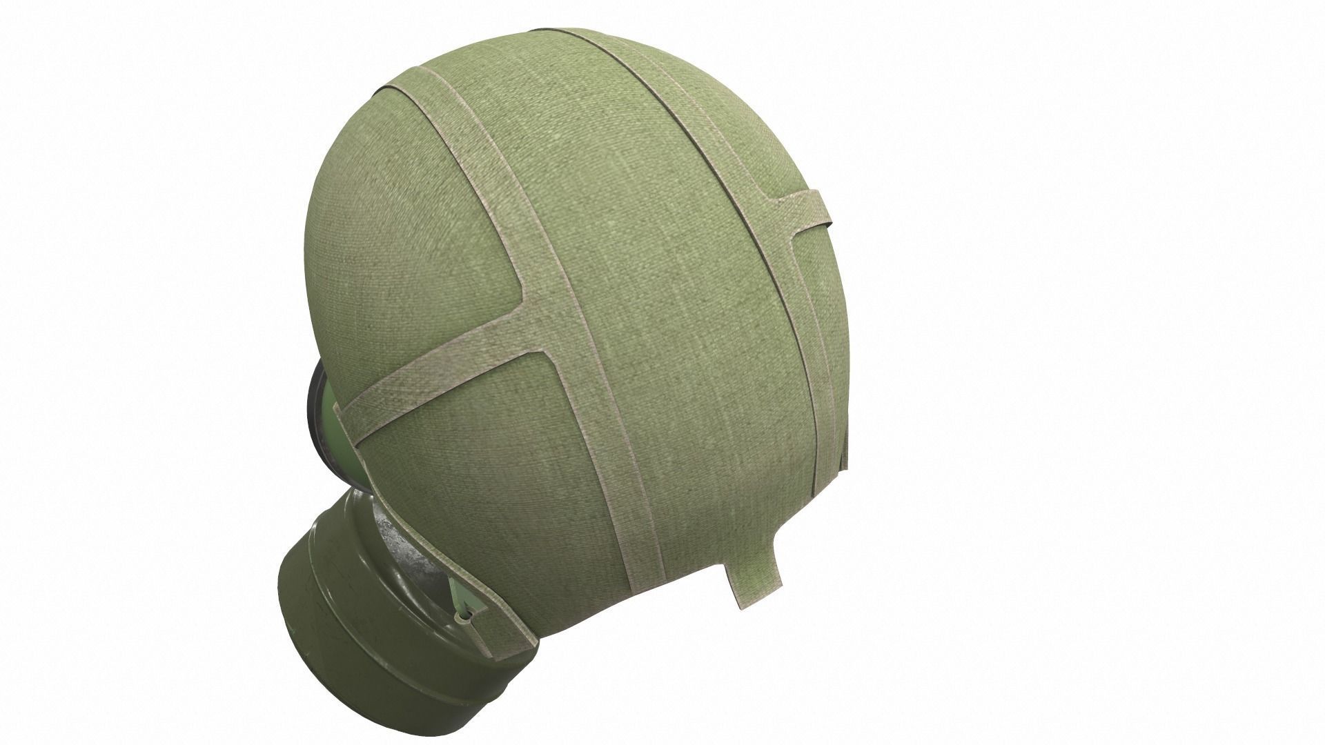 Gas Mask 01 3D model_2