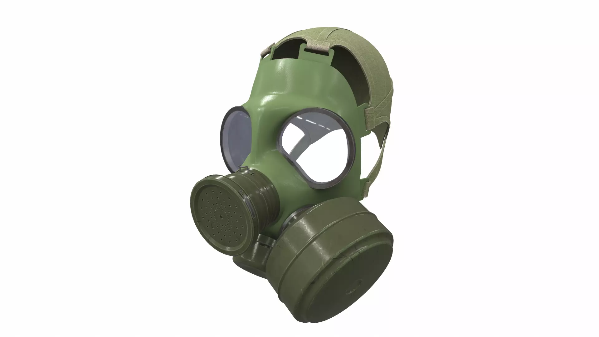 Gas Mask 01 3D model_0