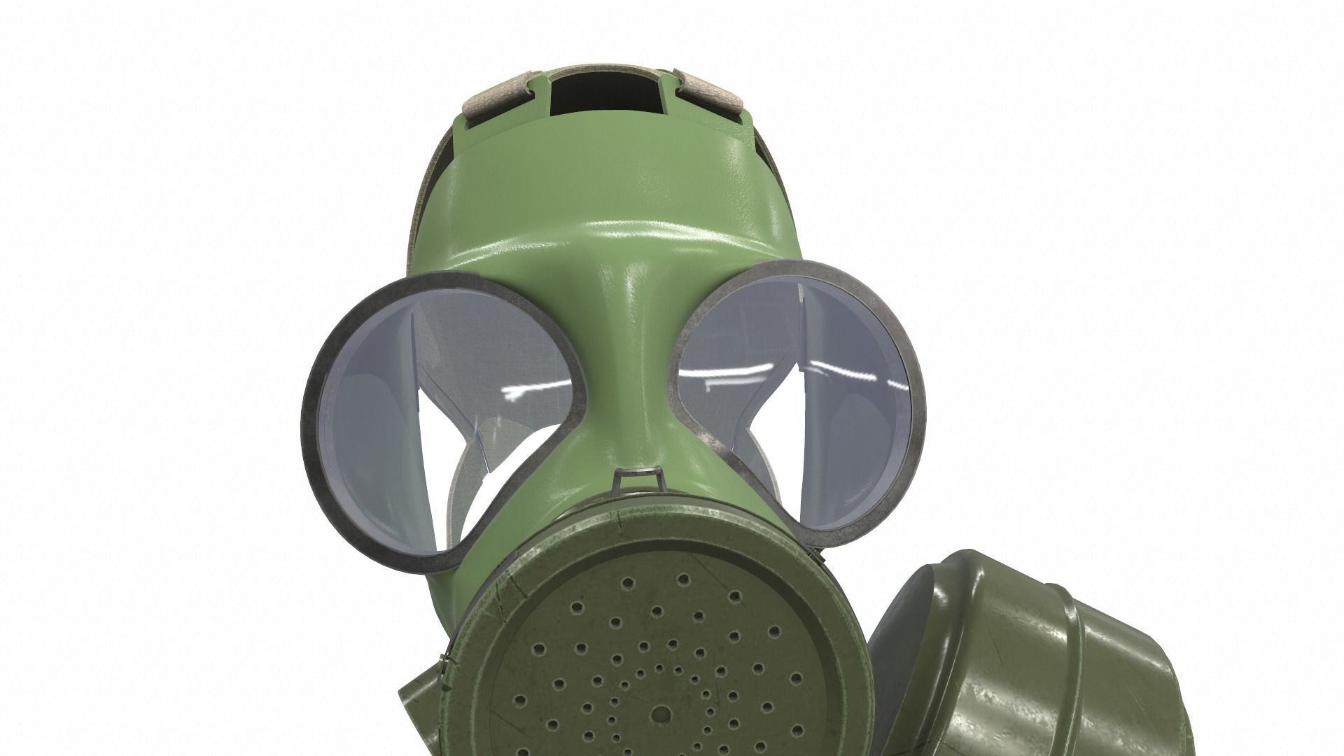 Gas Mask 01 3D model_3