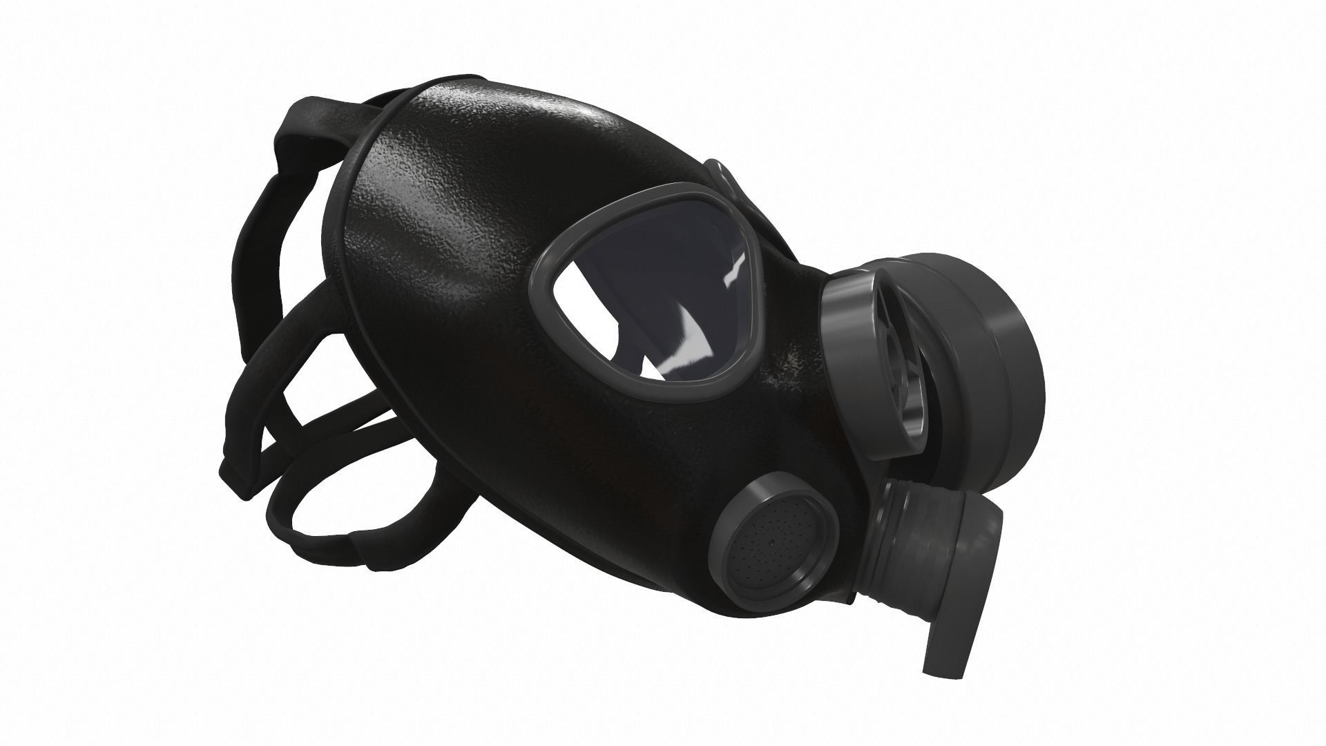 Gas Mask 02 3D model_2