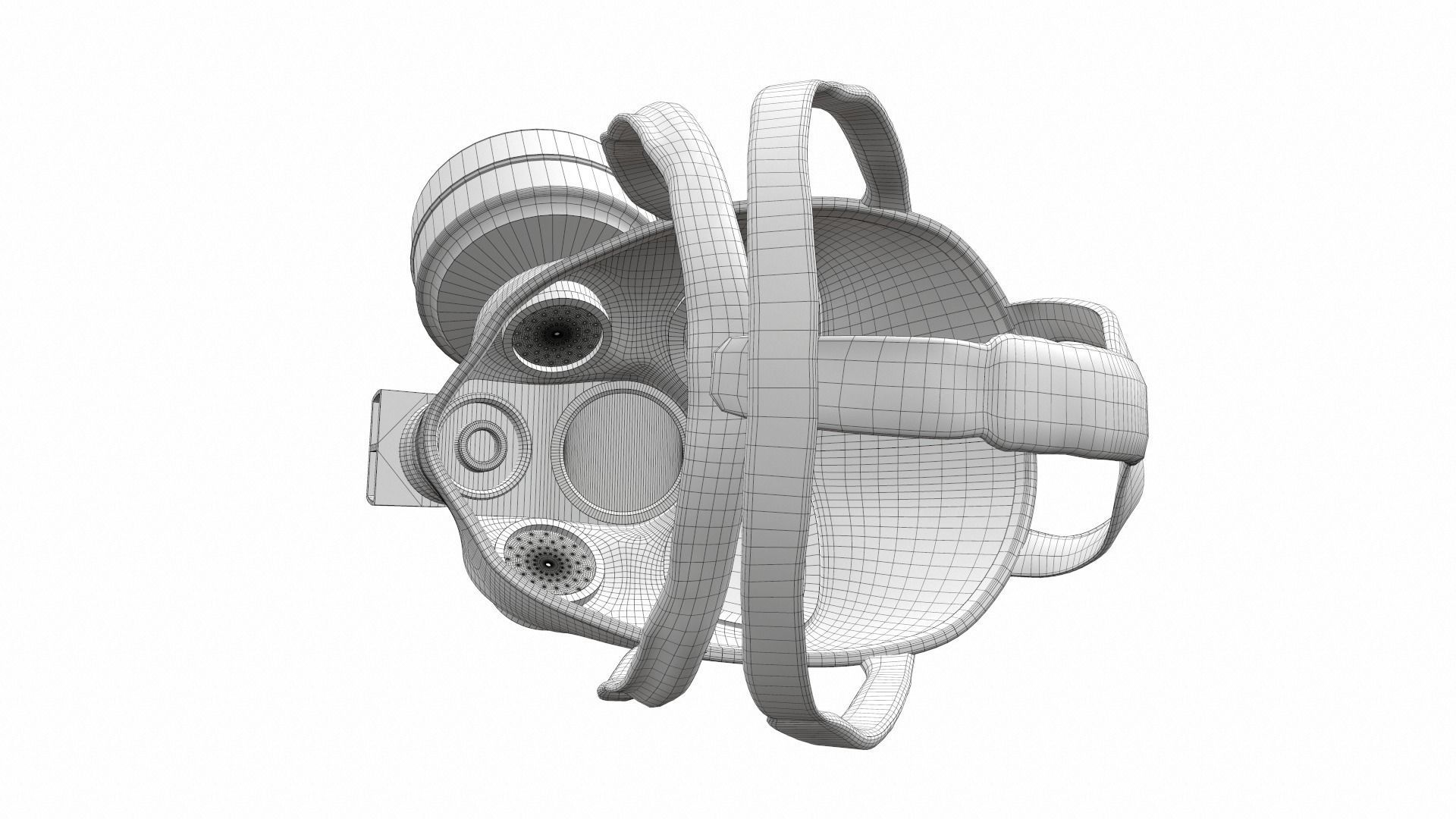 Gas Mask 02 3D model_11