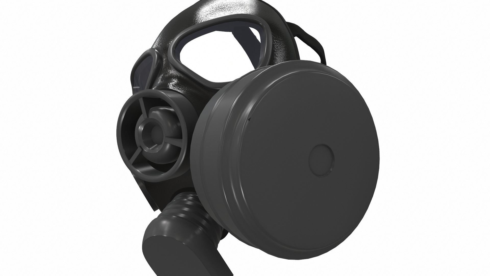 Gas Mask 02 3D model_4