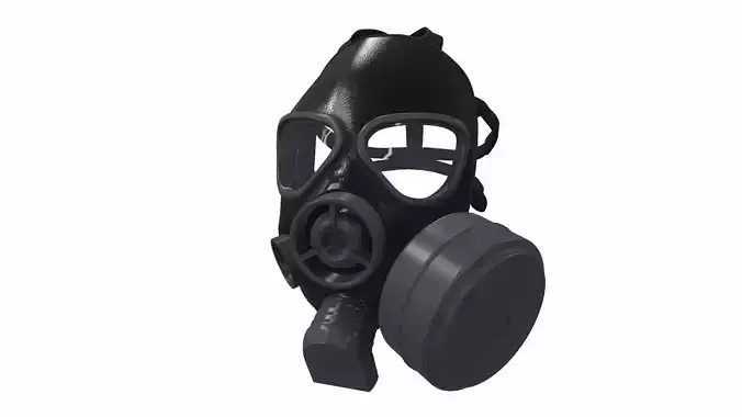 Gas Mask 02 3D model
