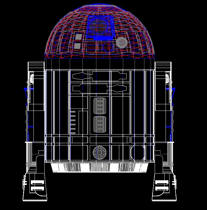 R2D2 Droid 3D model_6