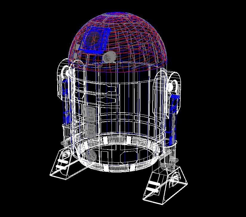 R2D2 Droid 3D model_7