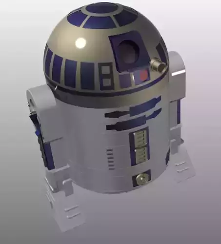 R2D2 Droid 3D model