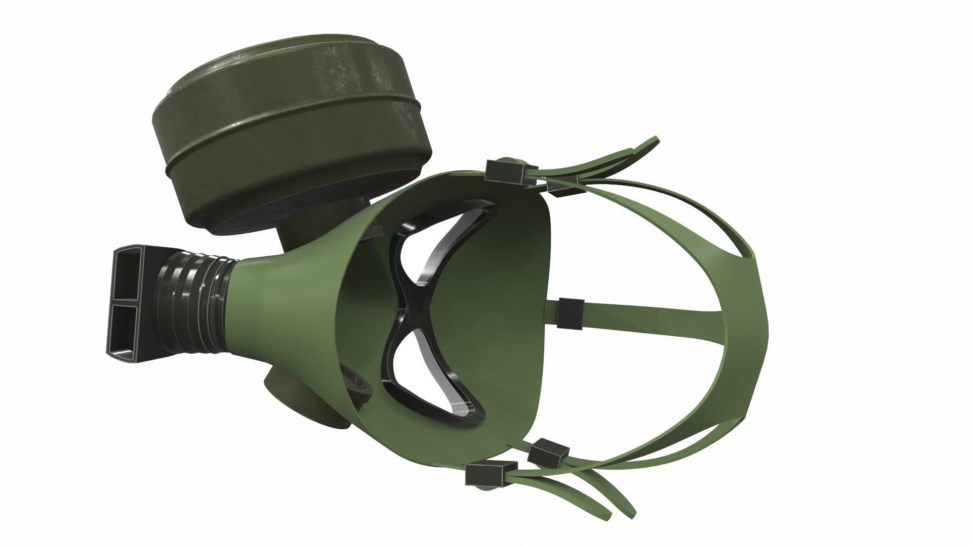 Gas Mask 03 3D model_5