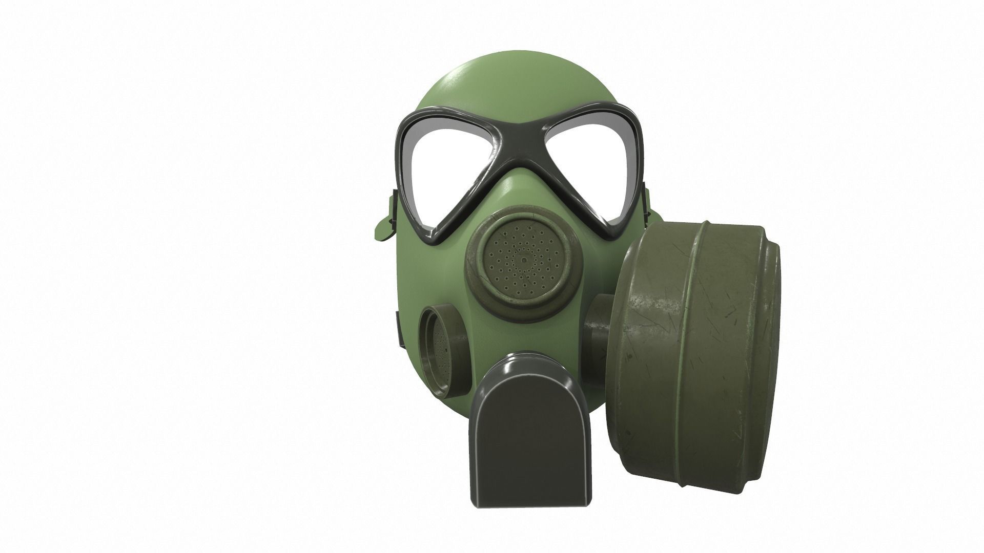Gas Mask 03 3D model_1
