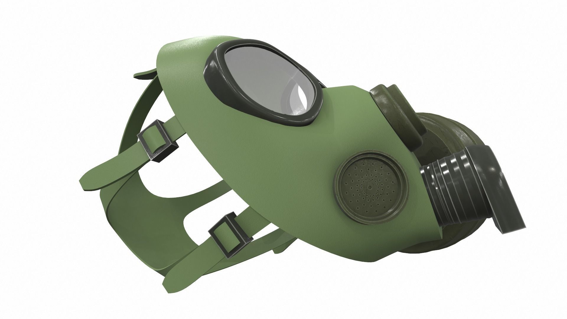 Gas Mask 03 3D model_2