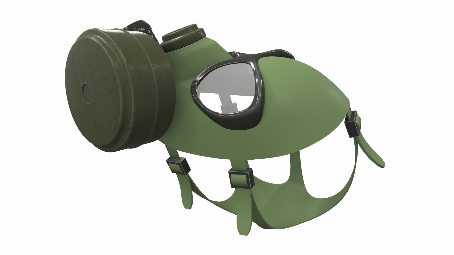Gas Mask 03 3D model_3