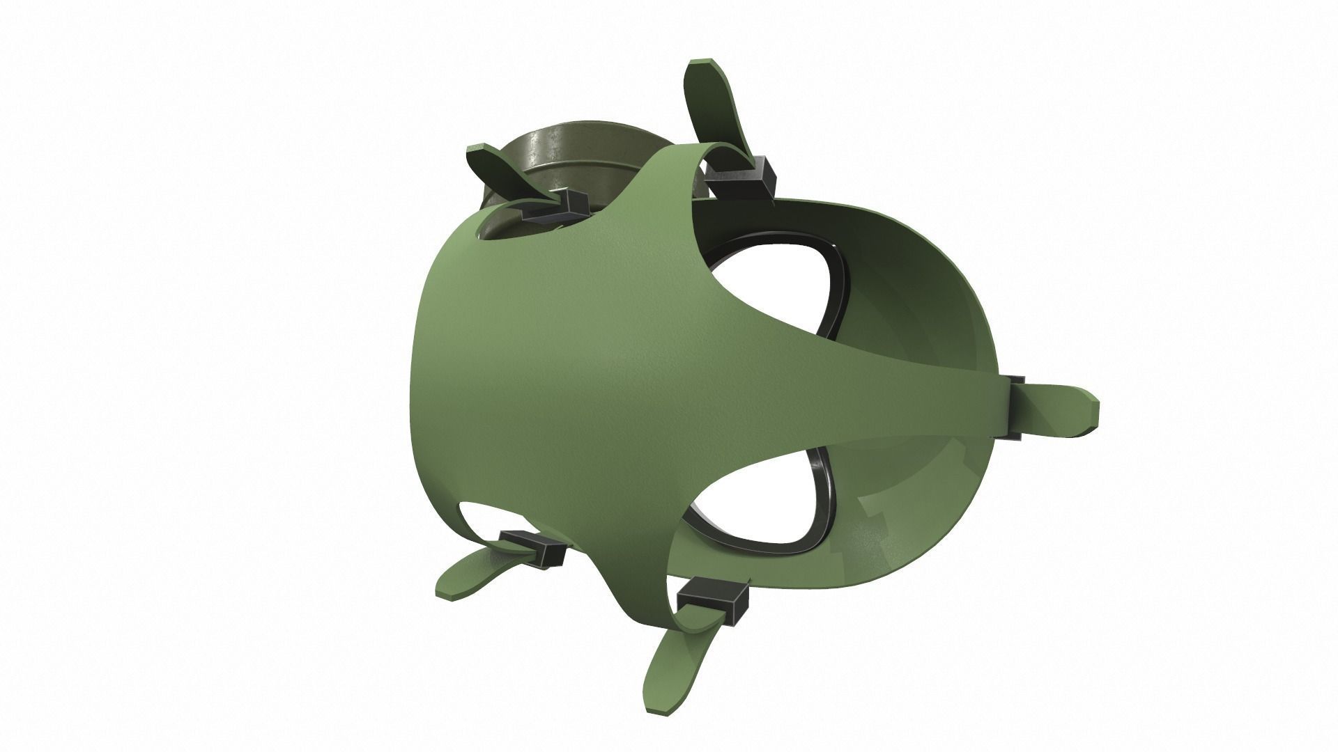 Gas Mask 03 3D model_4