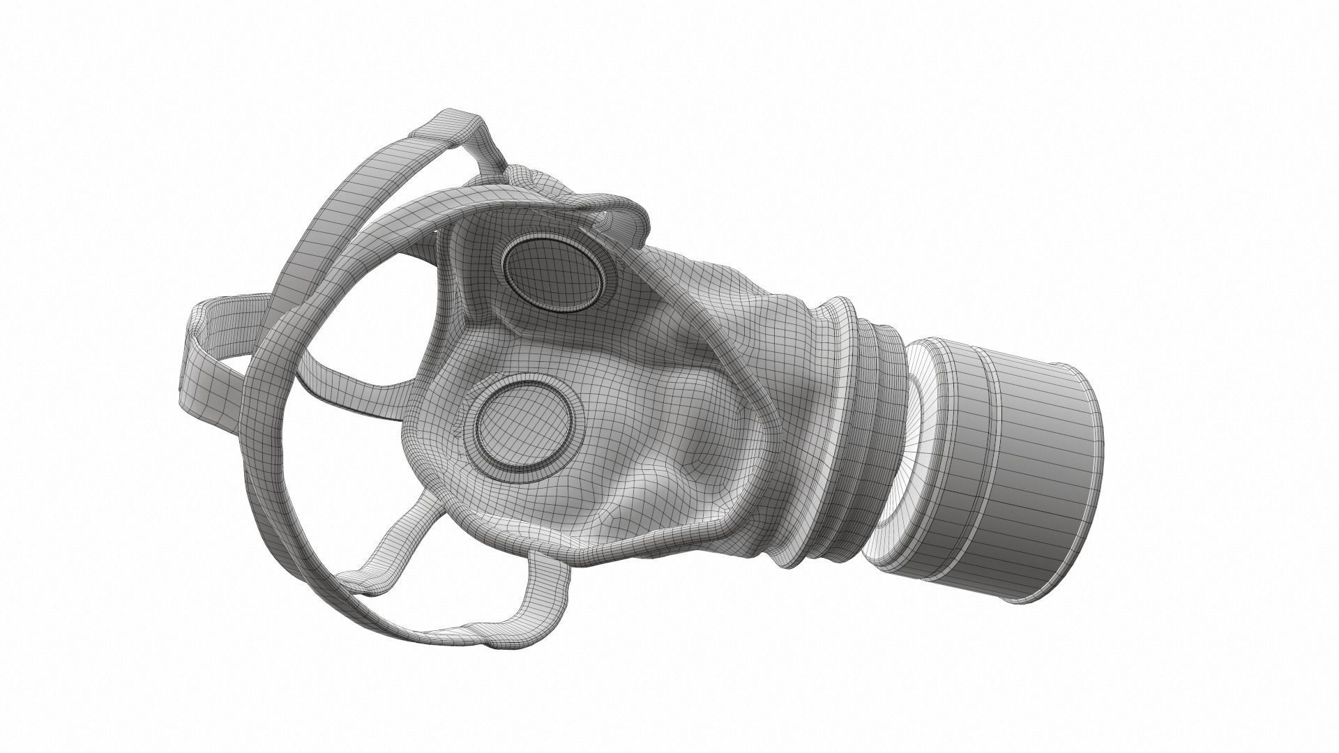 Gas Mask 04 3D model_12