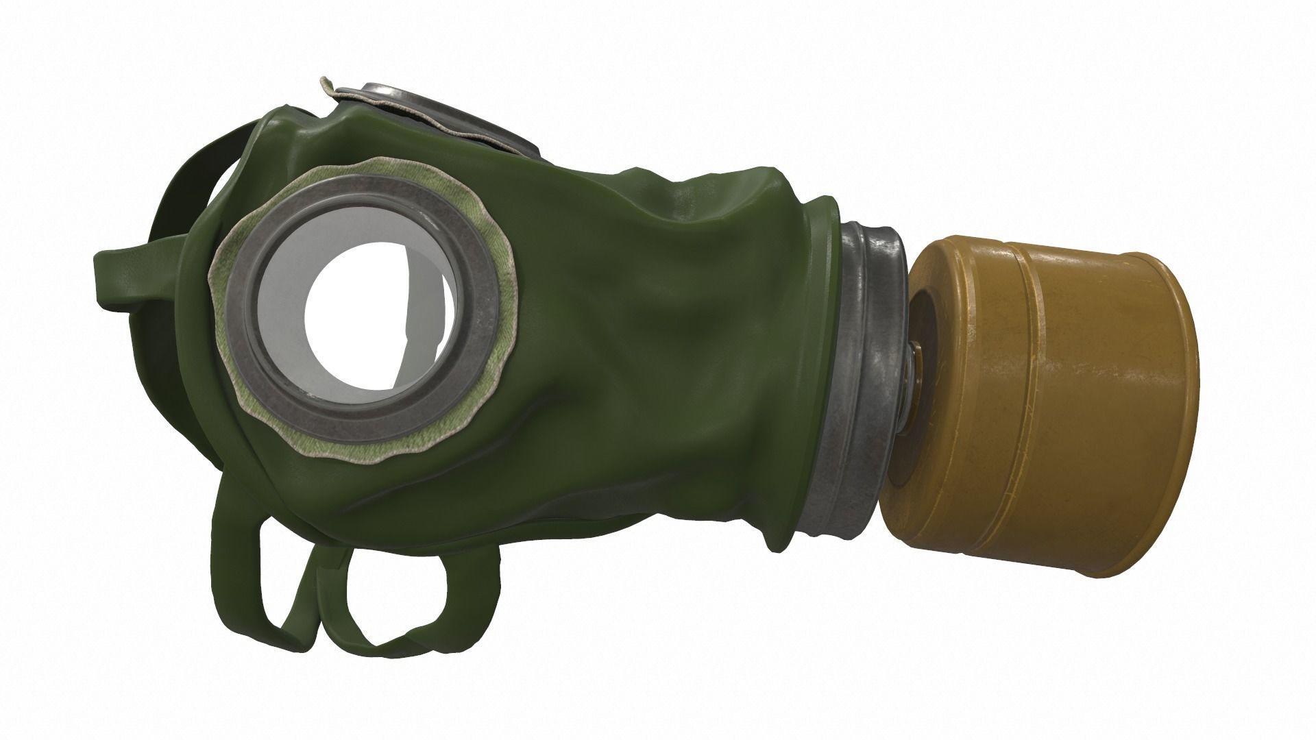 Gas Mask 04 3D model_2