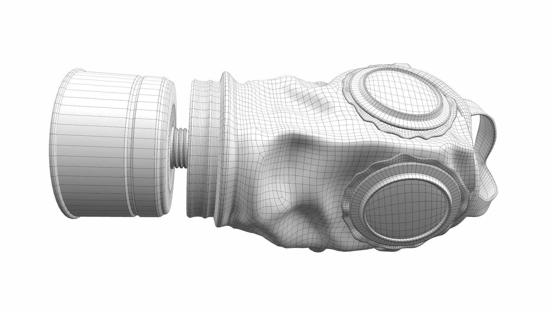 Gas Mask 04 3D model_9