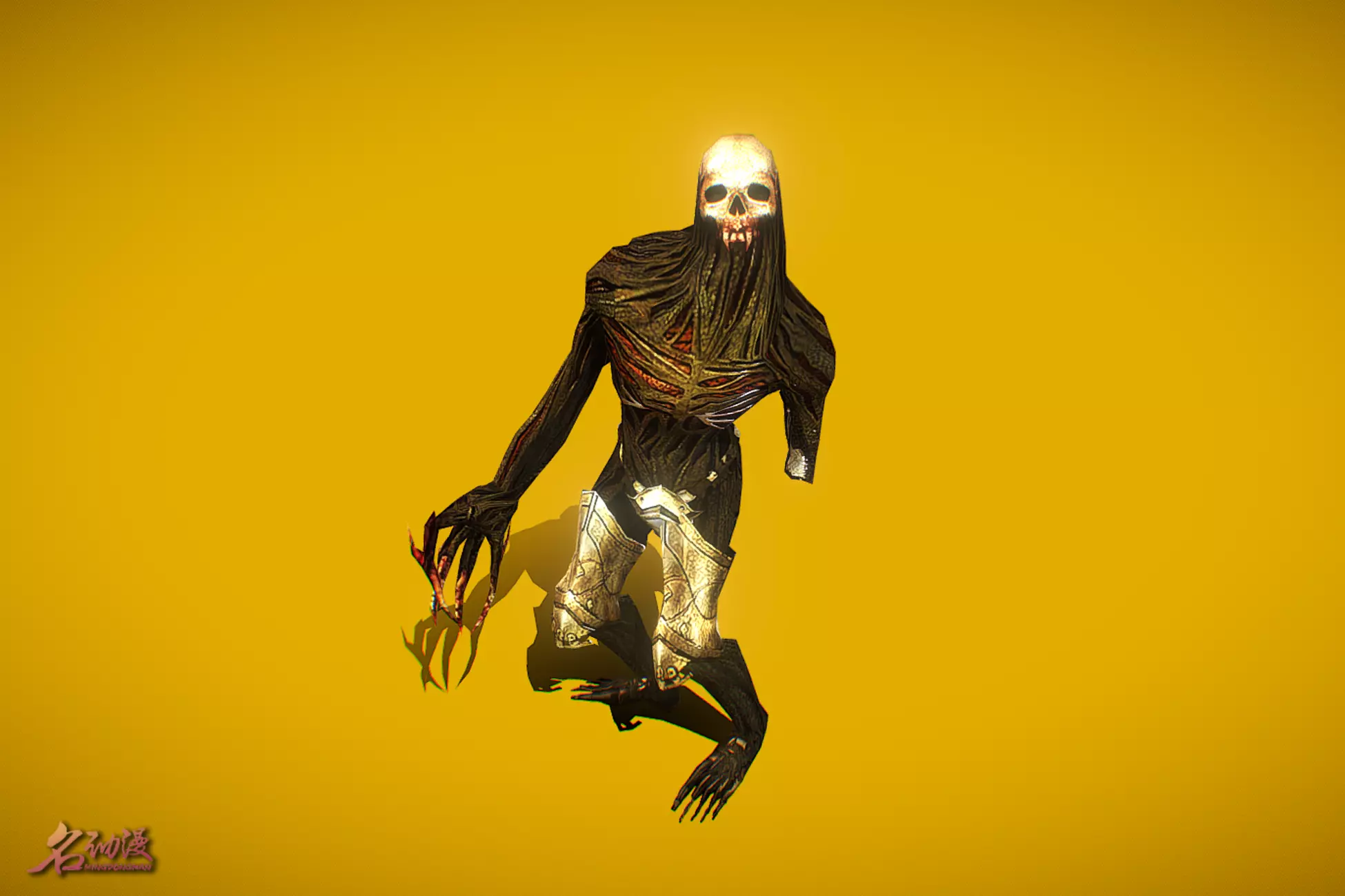 RPG Swamp Undead Low-poly 3D model