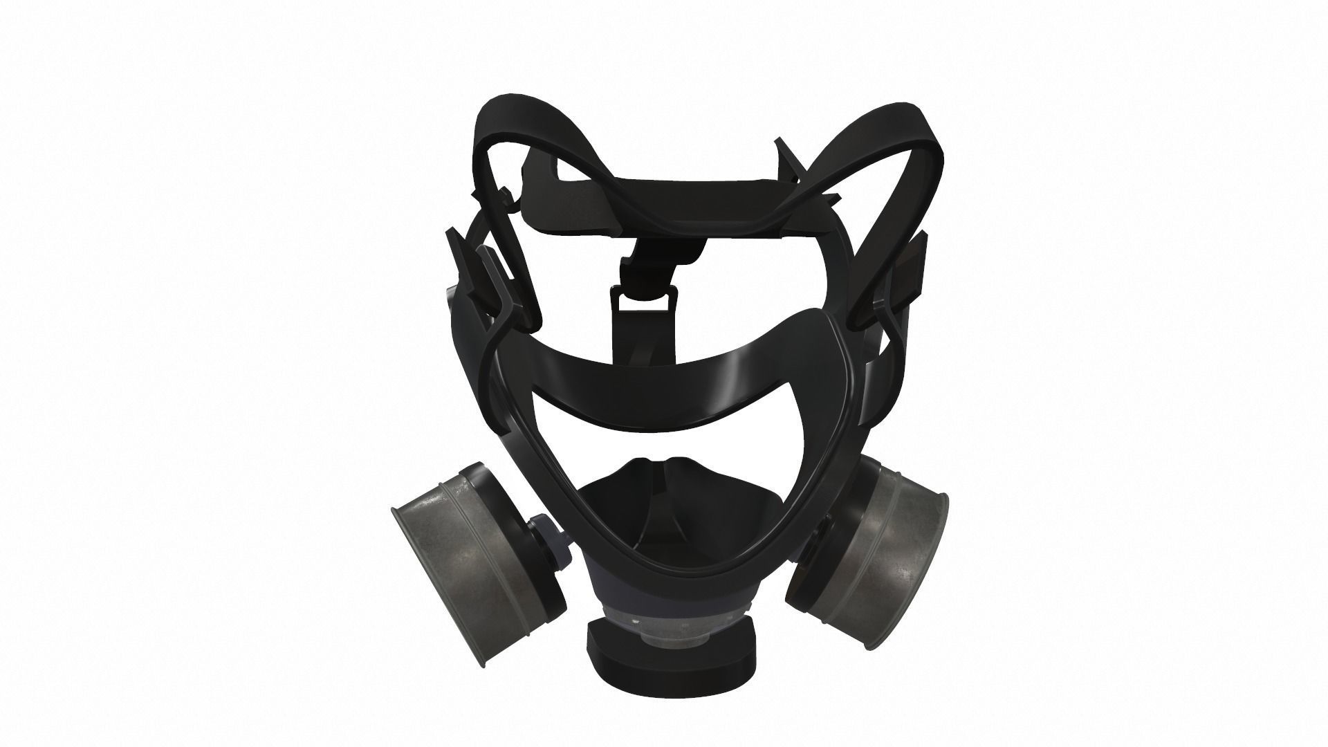 Gas Mask 05 3D model_4
