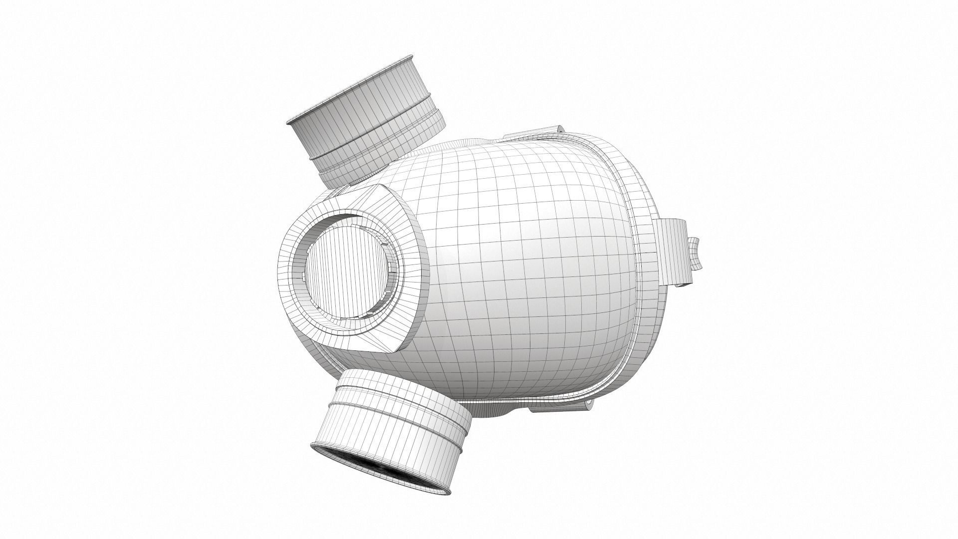 Gas Mask 05 3D model_9