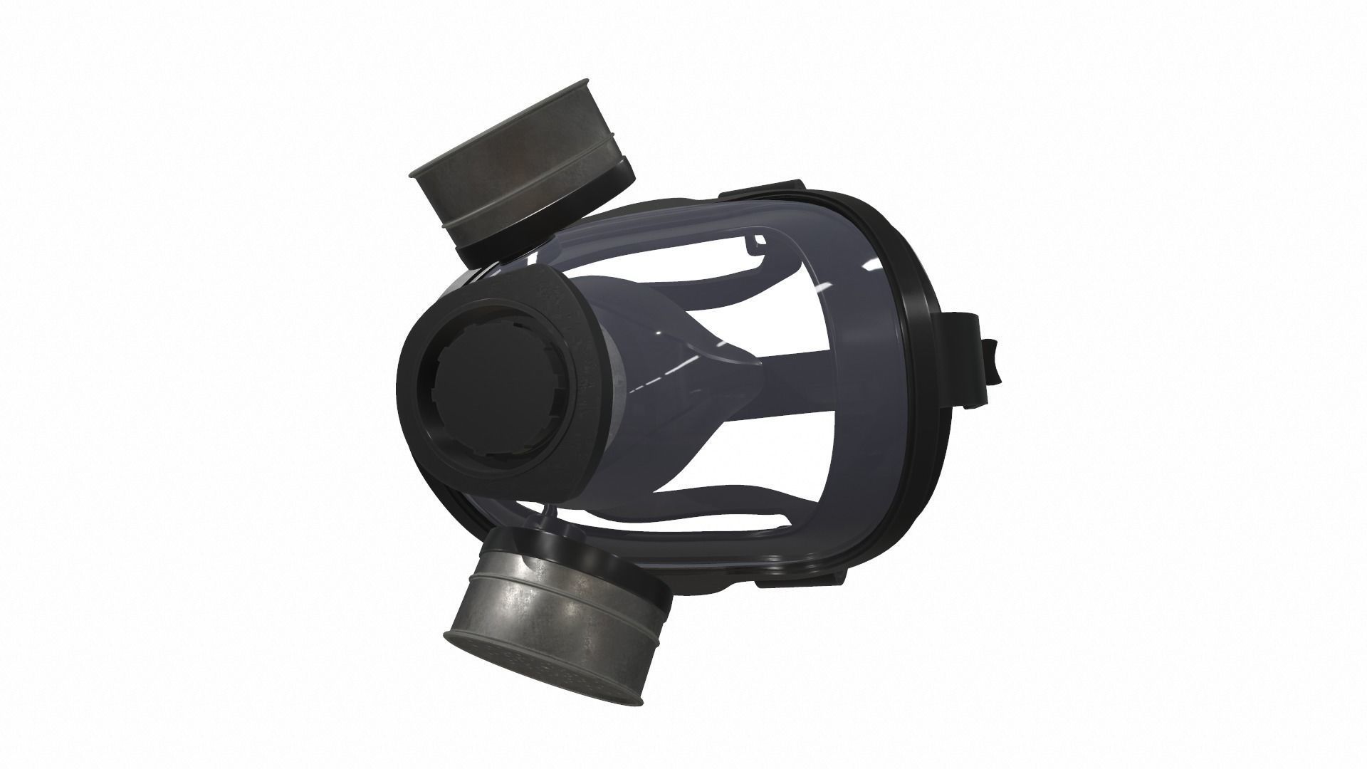 Gas Mask 05 3D model_8