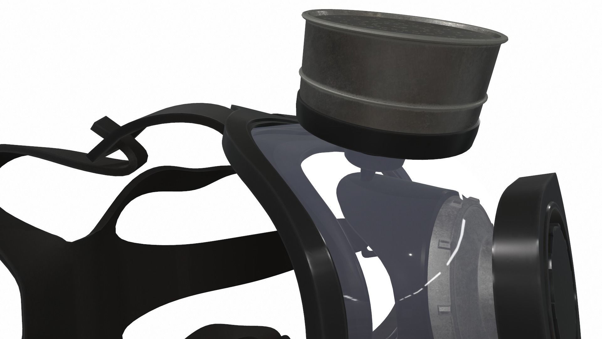 Gas Mask 05 3D model_7