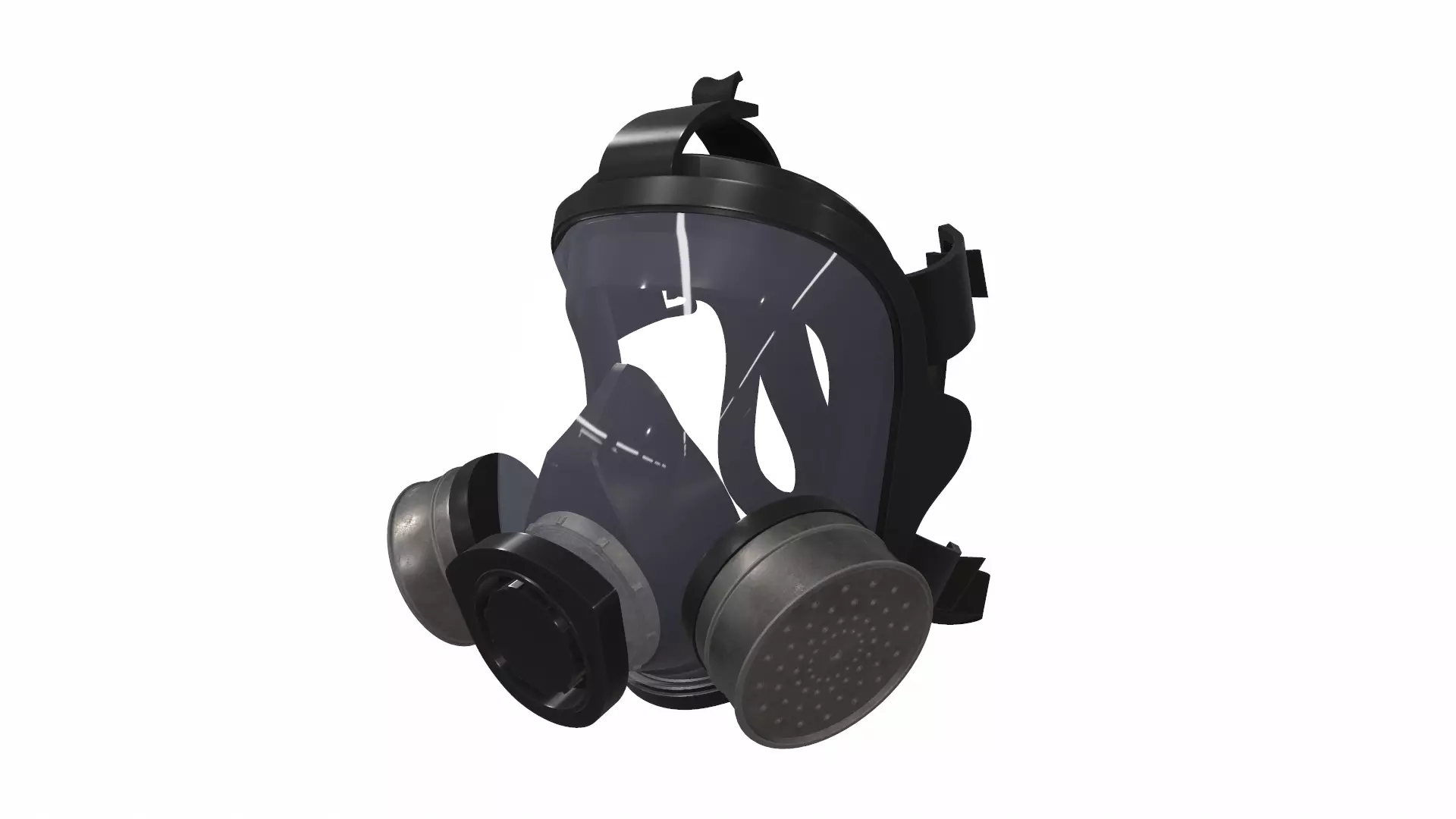 Gas Mask 05 3D model_0