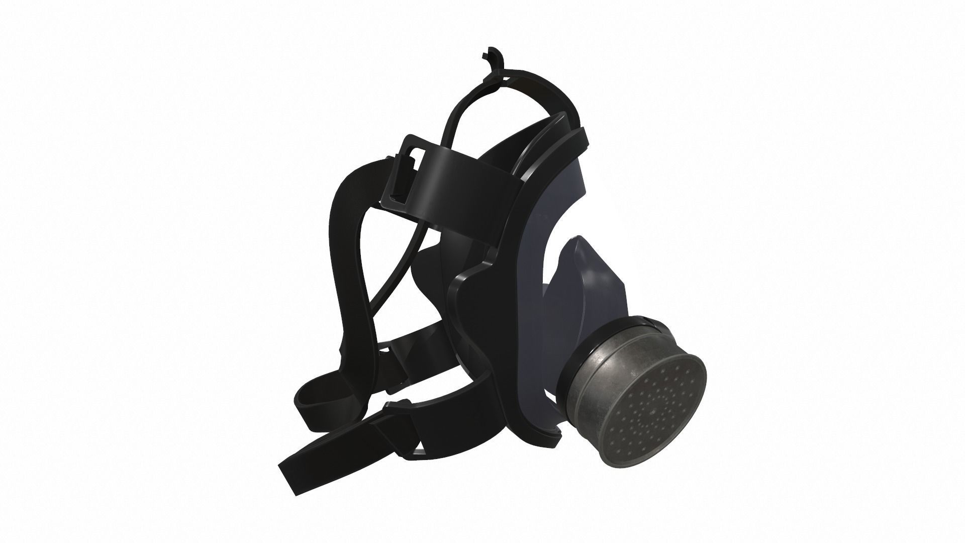 Gas Mask 05 3D model_2
