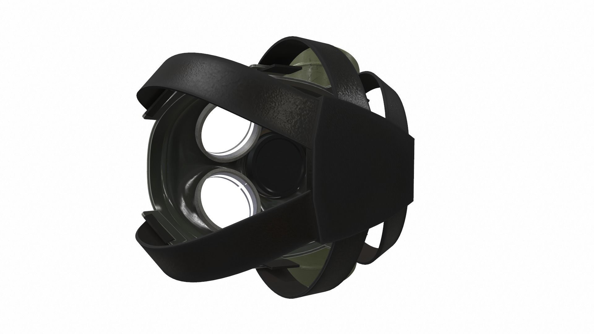 Gas Mask 06 3D model_4