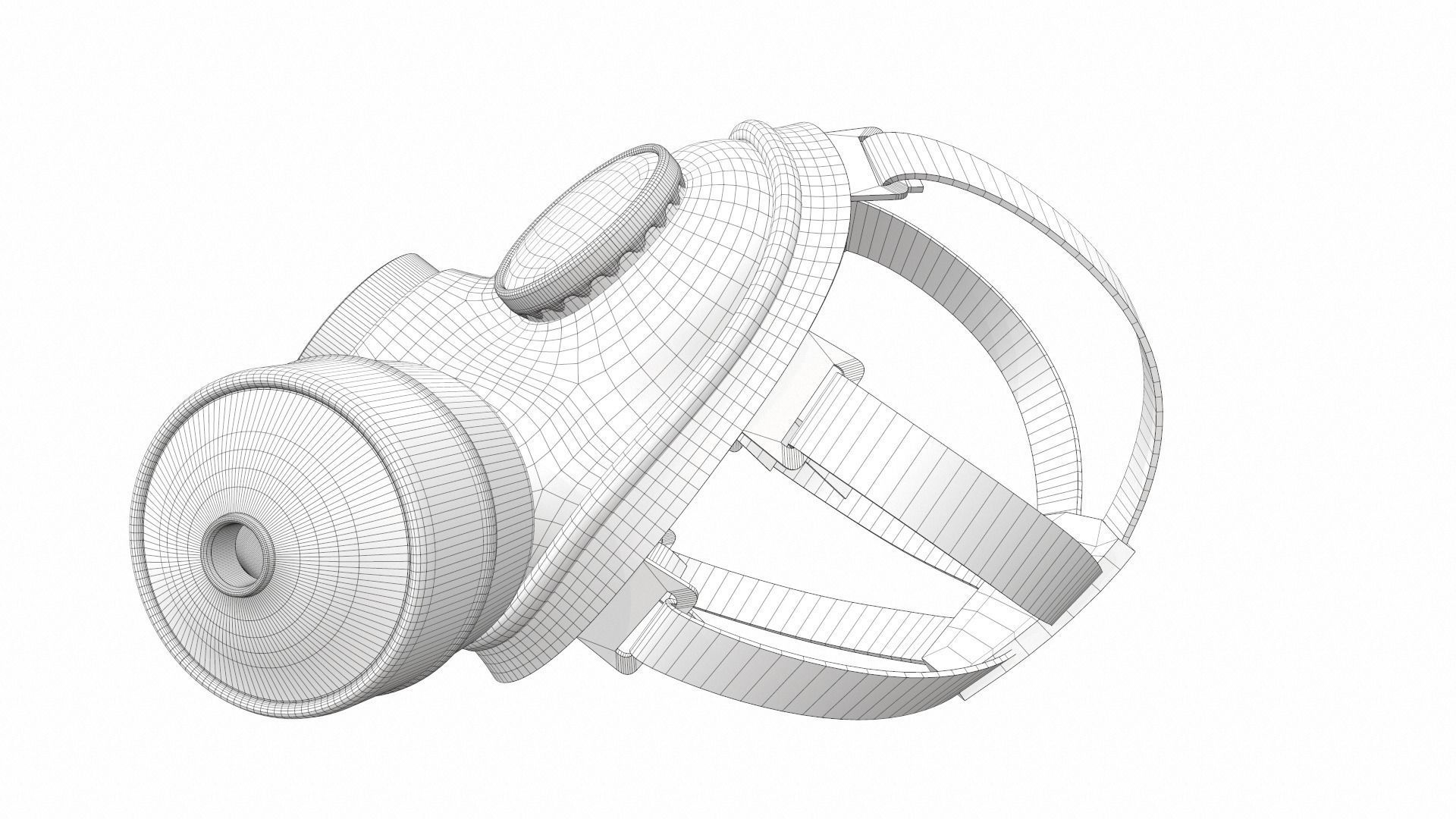 Gas Mask 06 3D model_9