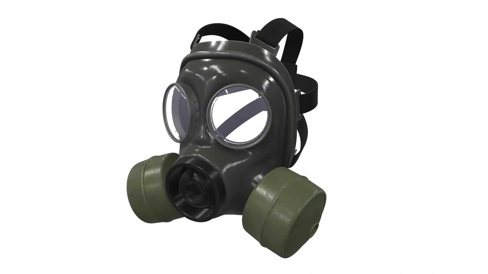 Gas Mask 06 3D model_0
