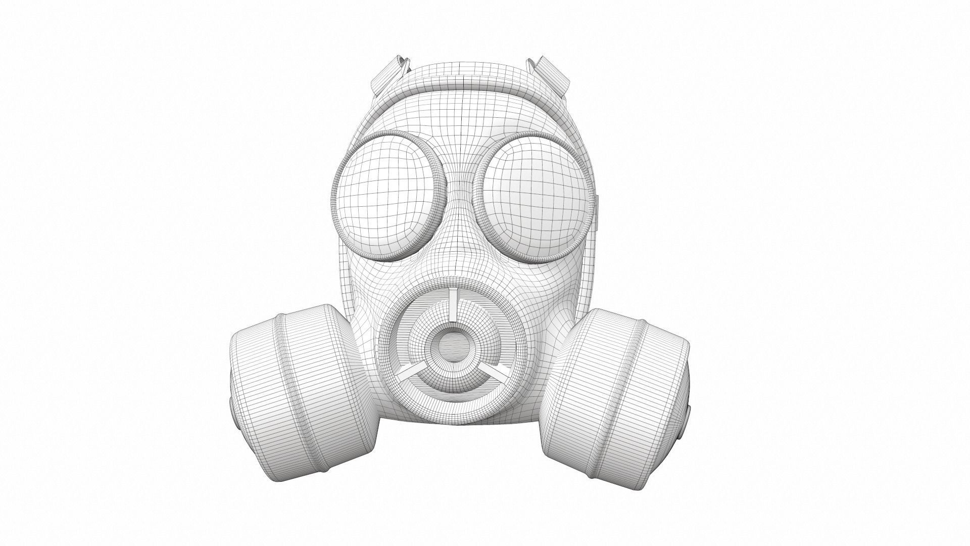 Gas Mask 06 3D model_10