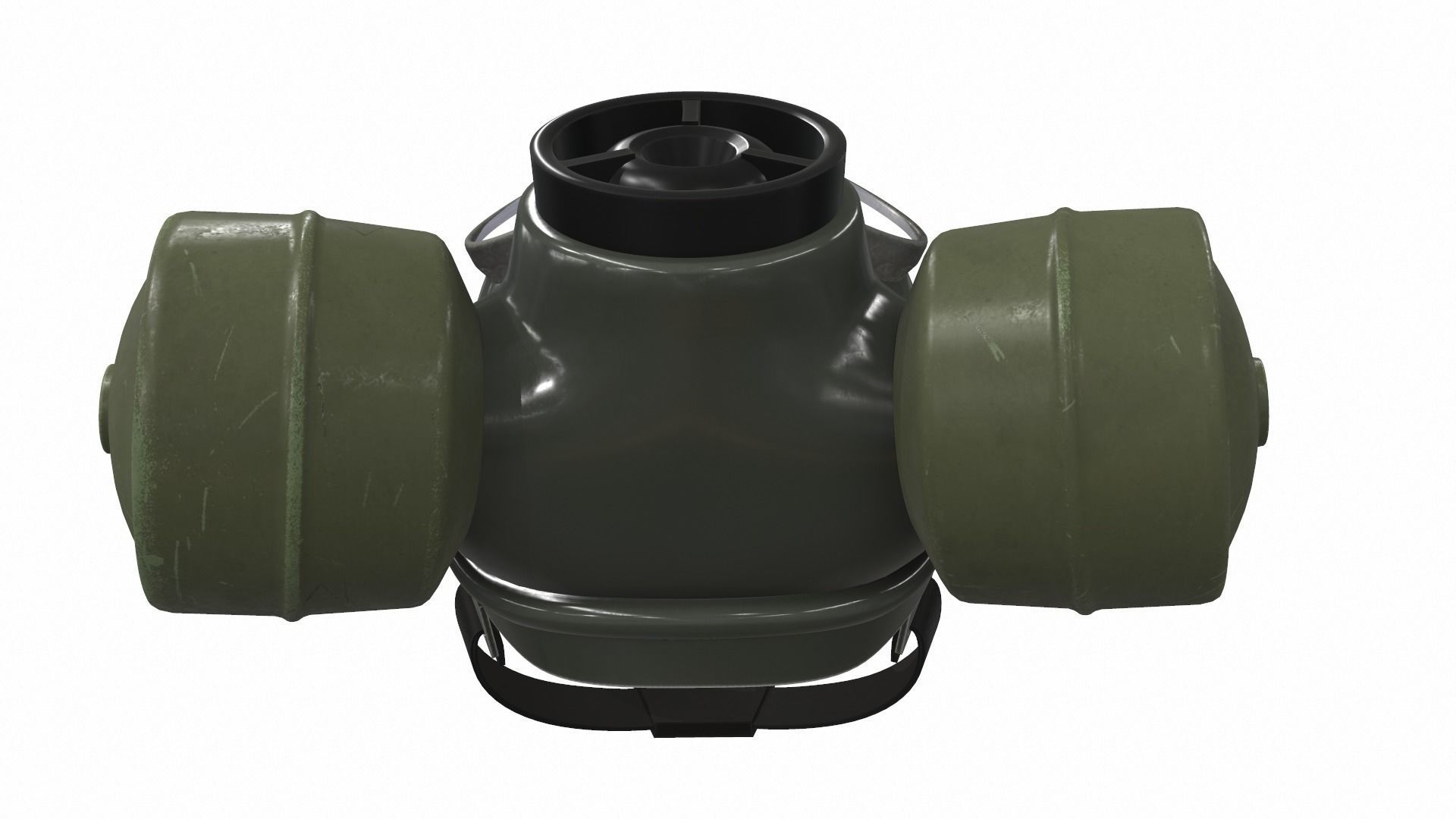 Gas Mask 06 3D model_2