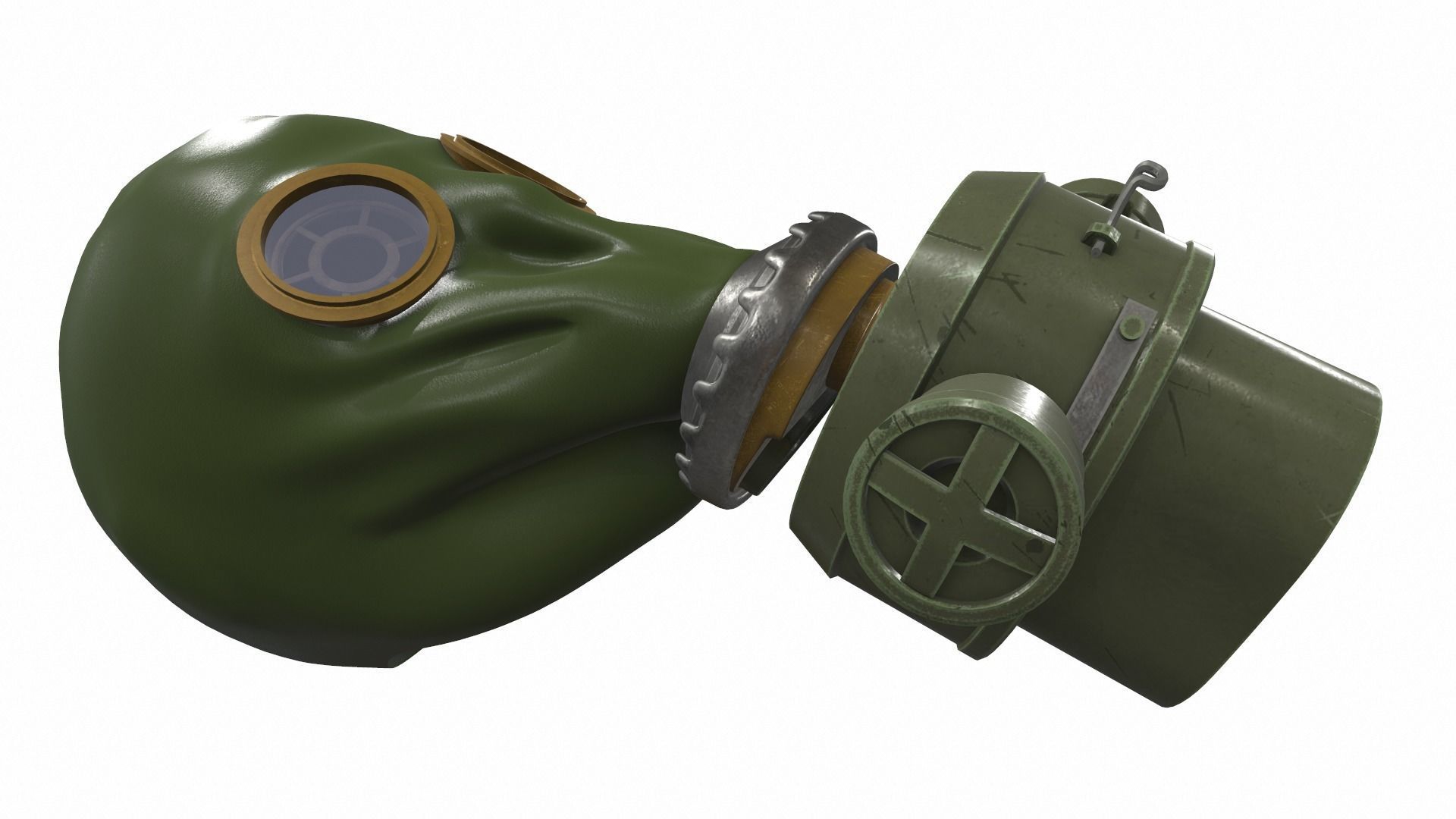 Gas Mask 07 3D model_2
