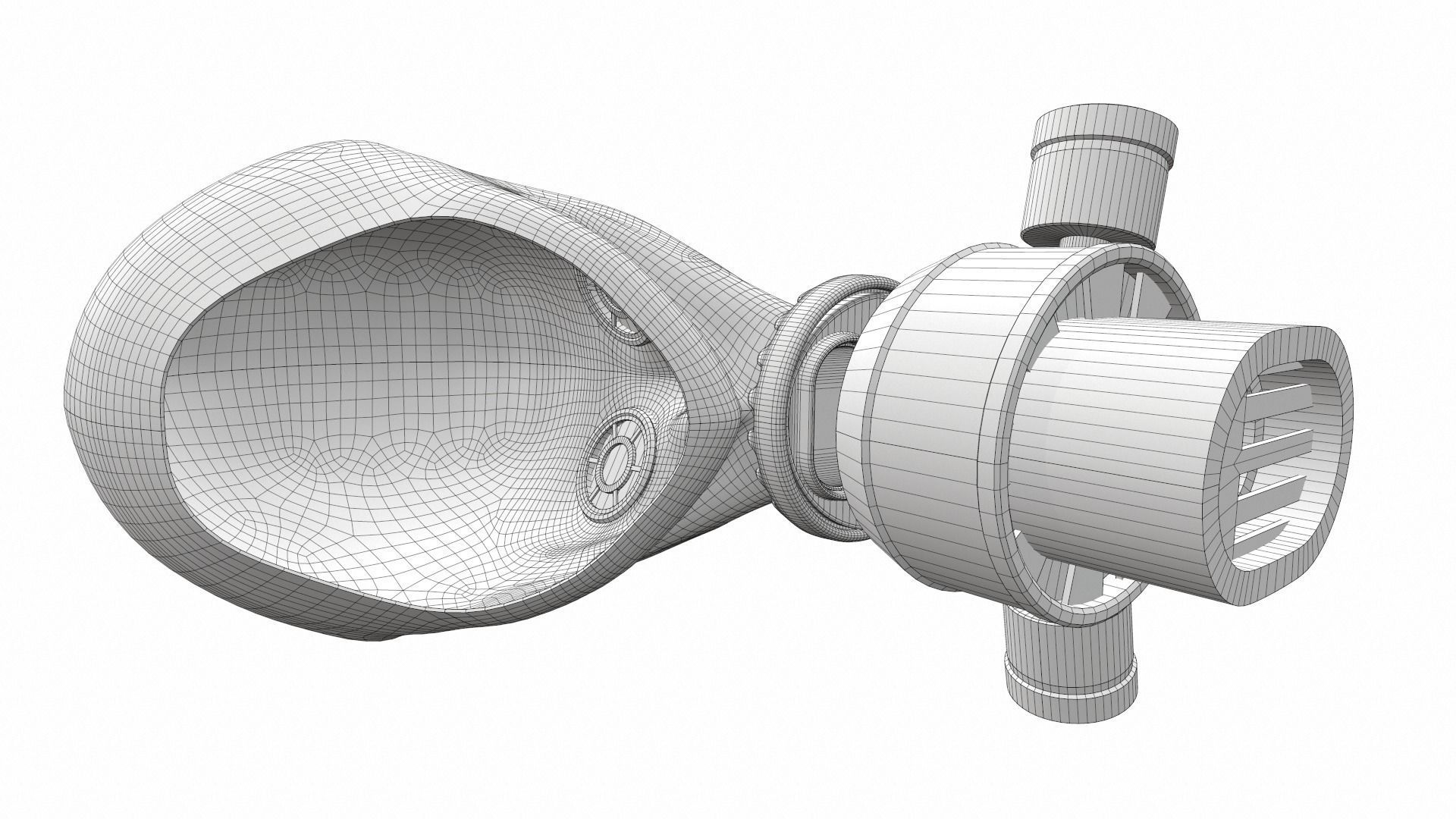 Gas Mask 07 3D model_11